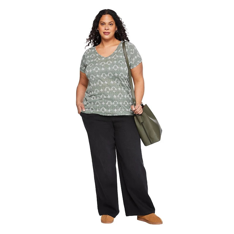 George Women's Plus V-Neckline Tee