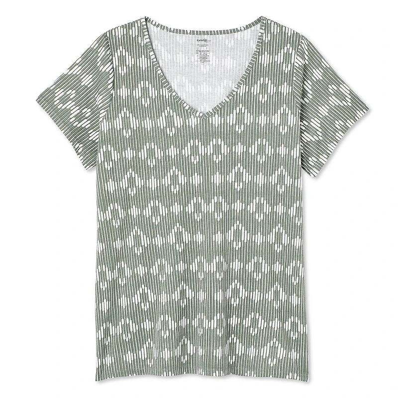 George Women's Plus V-Neckline Tee