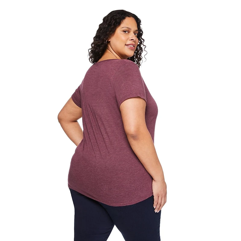 T-shirt avec encolure en V George Plus pour femmes