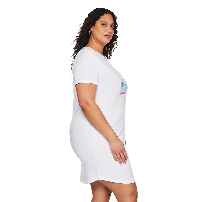 Chemise de nuit à encolure ras du cou George Plus pour femmes