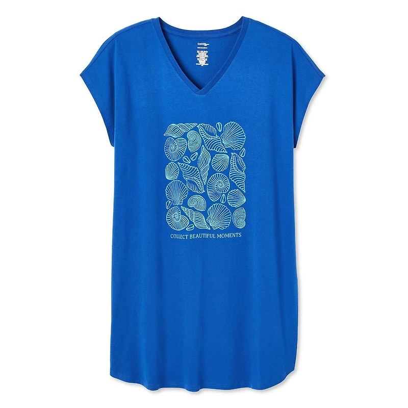George Women's Plus V-Neckline Nightshirt