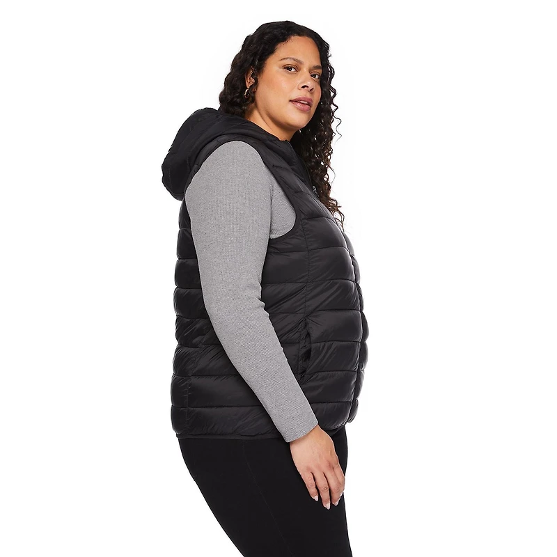 Doudoune sans manches compacte George Plus pour femmes Tailles 1X-4X