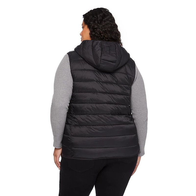 Doudoune sans manches compacte George Plus pour femmes Tailles 1X-4X