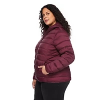 George Women's Plus Packable Puffer Jacket, Sizes 1X-4X