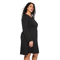 George Women's Plus 3/4 Sleeve Dress