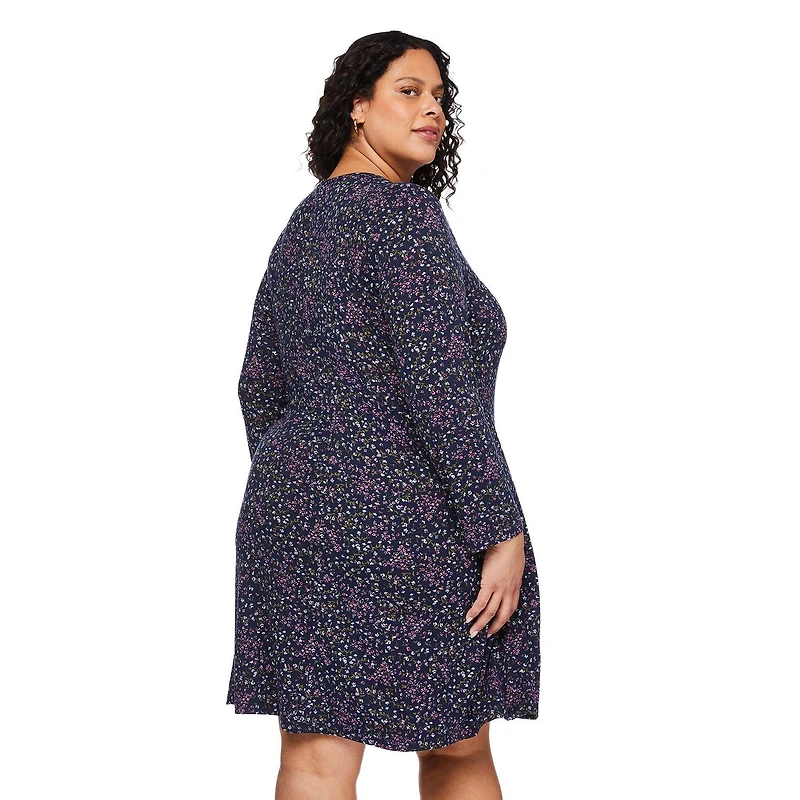 Robe à manches 3/4 George Plus pour femmes Tailles 1X-4X