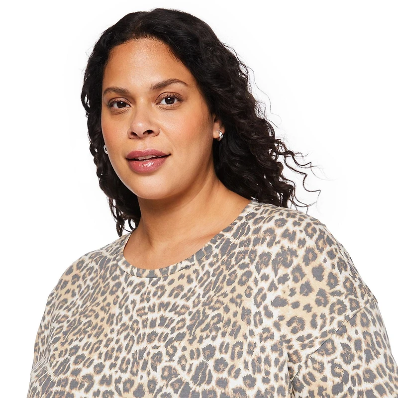 George Women's Plus Crew Neckline Nightshirt