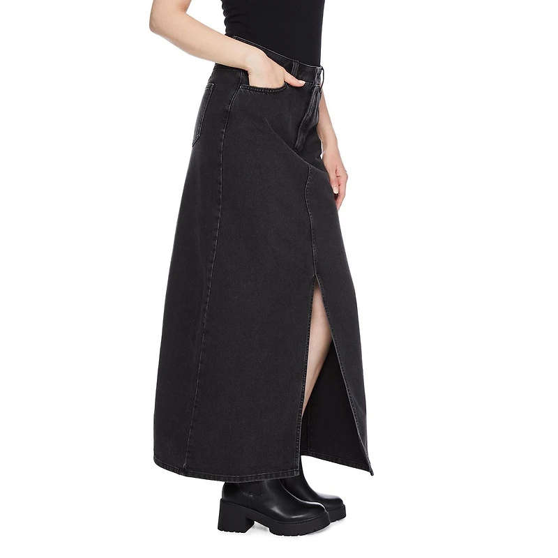 George Women's Denim Maxi Skirt