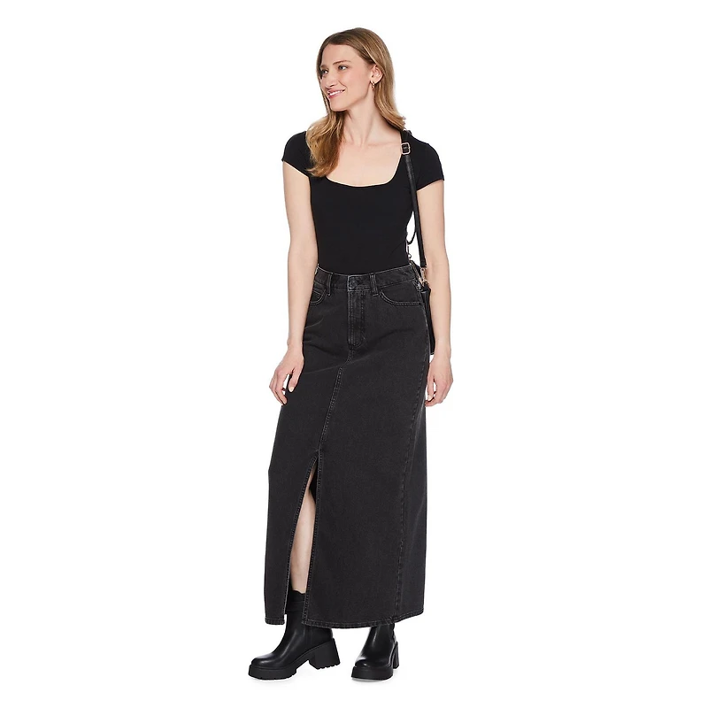 George Women's Denim Maxi Skirt
