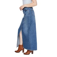 Jupe longue en denim George pour femmes Tailles 2-18