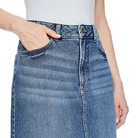 George Women's Denim Maxi Skirt, Sizes 2-18
