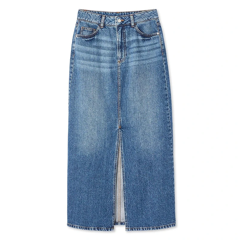 Jupe longue en denim George pour femmes Tailles 2-18