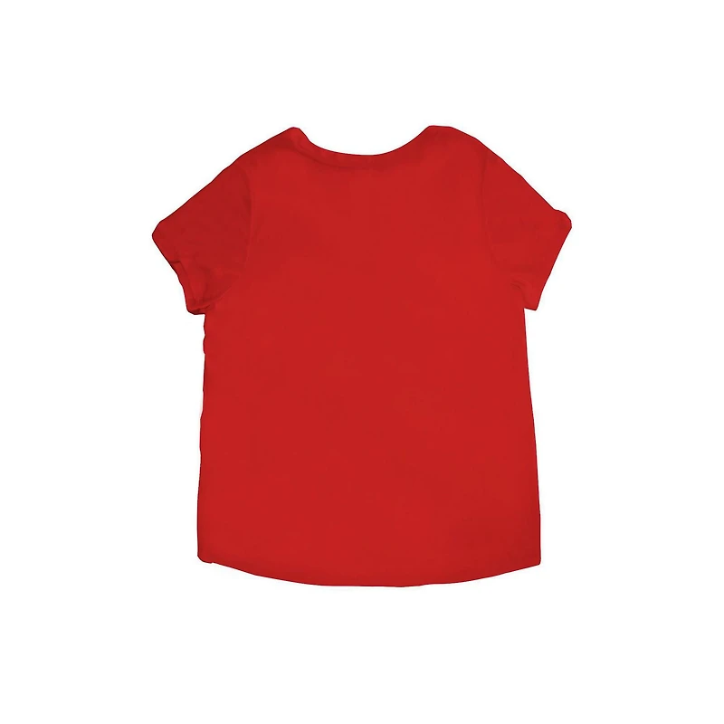 Ladies Red Classic Mickey T-Shirt