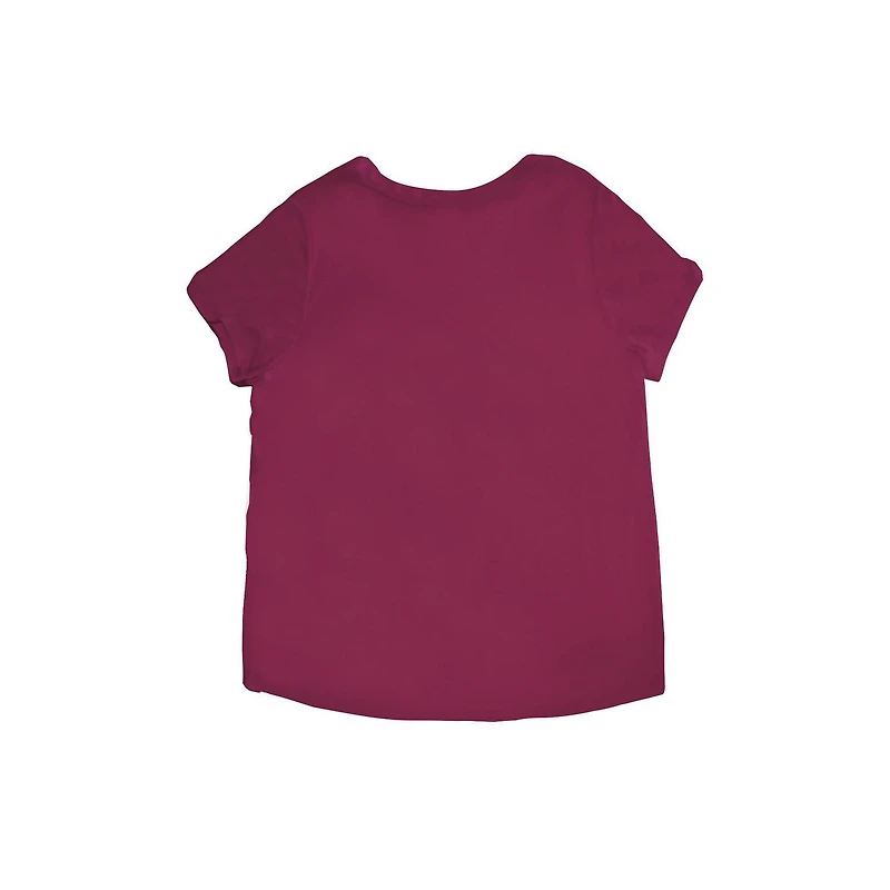 Minnie Mouse Burgundy Shy Face T-Shirt