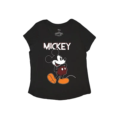 T-shirt noir The Classic Mickey Pose