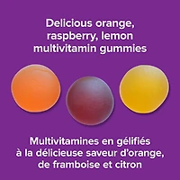 Webber Naturals® Multivitamin Orange · Raspberry · Lemon