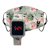 LED Temperature watch with Matching Mask