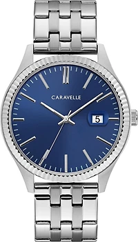 Montre Caravelle argentée pour hommes