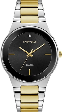 Caravelle Mens Two-Tone Quartz Watch
