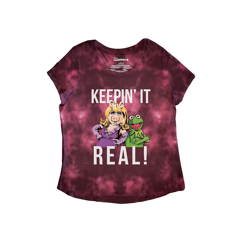 Les Muppets Keeping It Real T-shirt bordeaux tie-dye