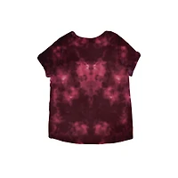 T-shirt à imprimé tie-dye bordeaux Minnie Mouse Sweet Face