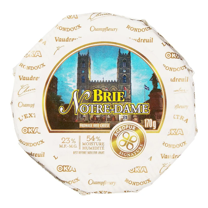 Agropur Signature Notre-Dame Brie Cheese, 170 g