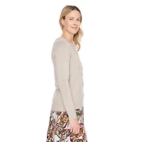 Cardigan classique à manches longues Iyla pour femmes Tailles P-TTG