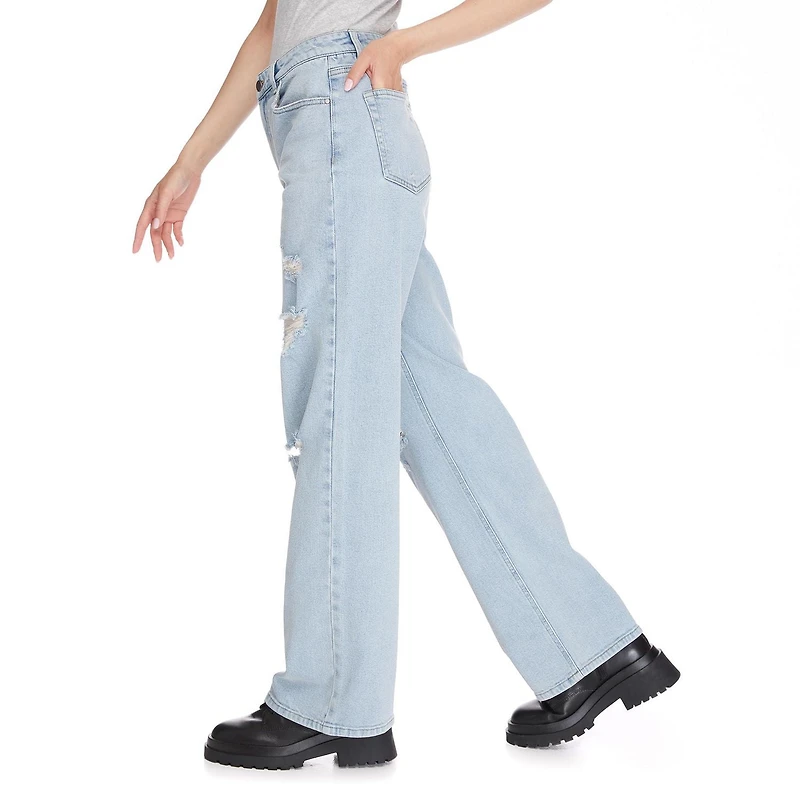 No Boundaries Women's Wide Leg Jean