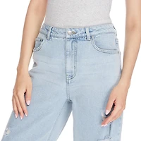 No Boundaries Women's Wide Leg Jean