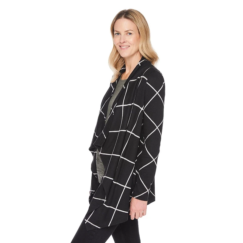 Iyla Women's Waterfall Cardigan, Sizes S-XXL