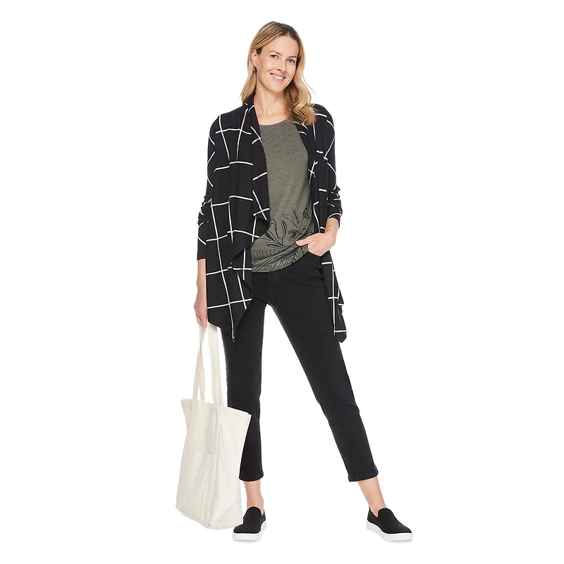 Iyla Women's Waterfall Cardigan, Sizes S-XXL