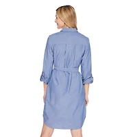 Robe-chemise tissée Iyla pour femmes Tailles P-TTG