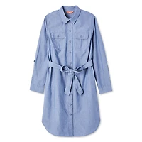 Robe-chemise tissée Iyla pour femmes Tailles P-TTG