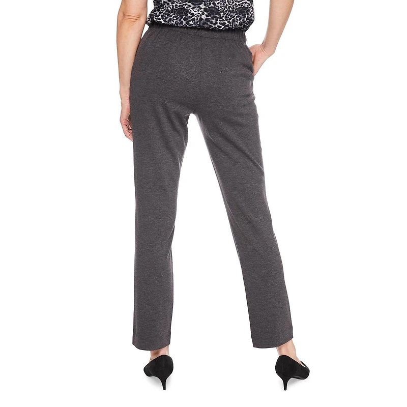 Pantalon à jambe droite Iyla pour femmes Tailles TP–TTG