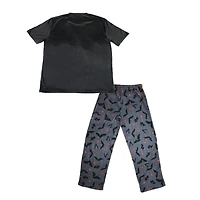Ensemble de vêtements de nuit sanglants Dracula 2 pièces pour hommes