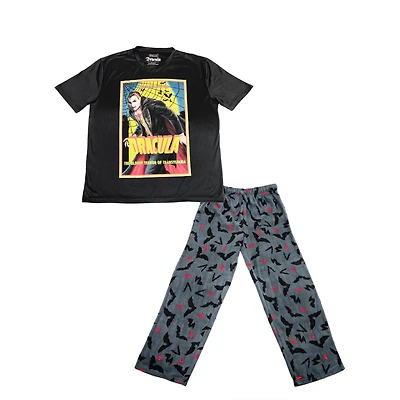 Ensemble de vêtements de nuit sanglants Dracula 2 pièces pour hommes