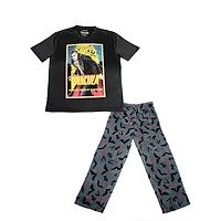 Ensemble de vêtements de nuit sanglants Dracula 2 pièces pour hommes