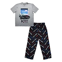 Men's Knight Rider 2 Piece Kitt Sunrise Sleepwear Set