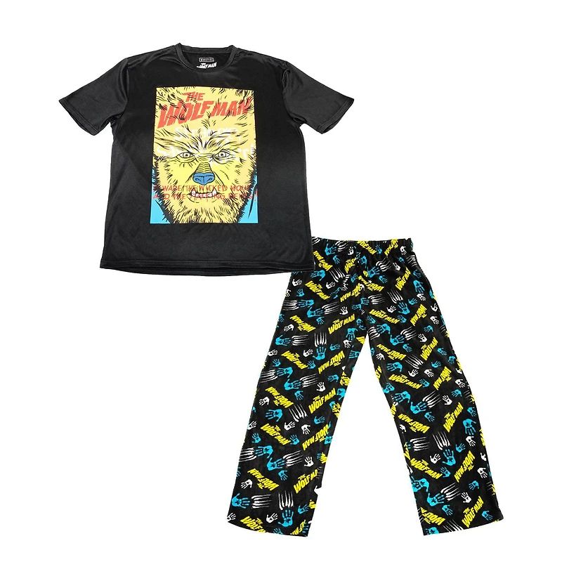 Ensemble de vêtements de nuit 2 pièces The Wolfman Strange Savage pour homme