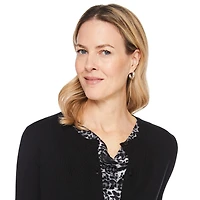 Cardigan classique à manches longues Iyla pour femmes