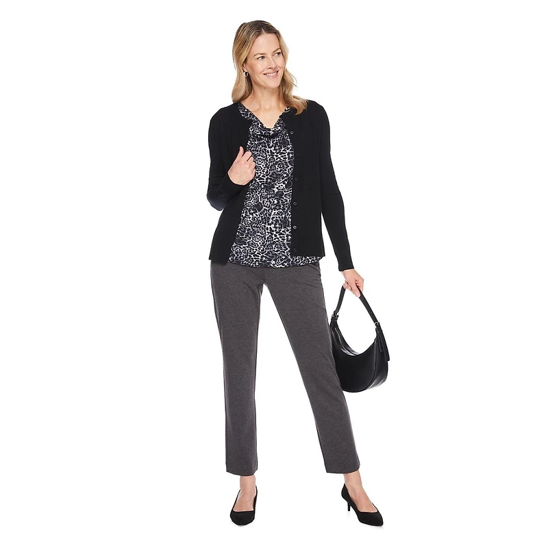 Iyla Women's Classic Long Sleeve Cardigan