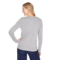 Cardigan classique à manches longues Iyla pour femmes