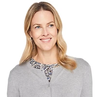 Cardigan classique à manches longues Iyla pour femmes