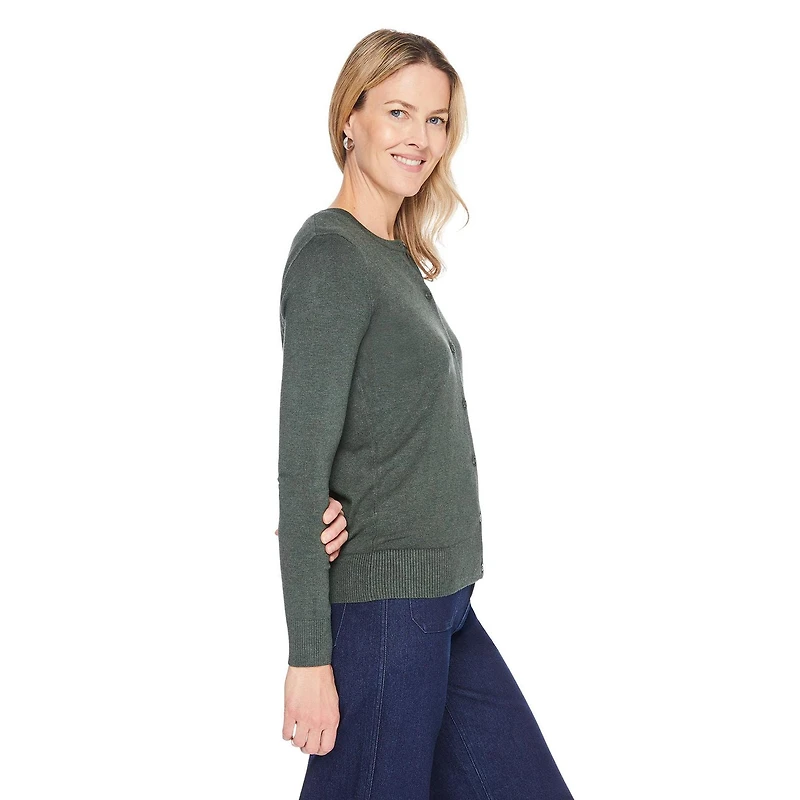 Cardigan classique à manches longues Iyla pour femmes