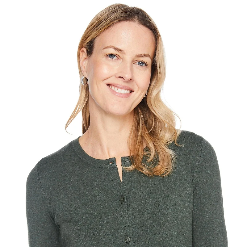 Cardigan classique à manches longues Iyla pour femmes