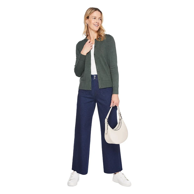 Cardigan classique à manches longues Iyla pour femmes