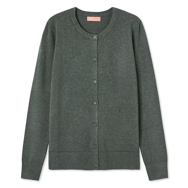 Cardigan classique à manches longues Iyla pour femmes
