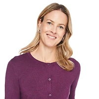 Iyla Women's Classic Long Sleeve Cardigan, Sizes S-XXL
