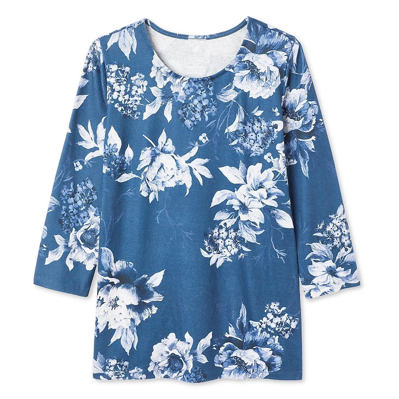 Iyla Women's 3/4 Sleeve Hacci Top