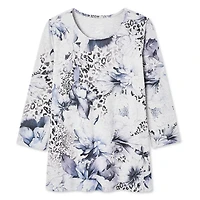 Iyla Women's 3/4 Sleeve Hacci Top